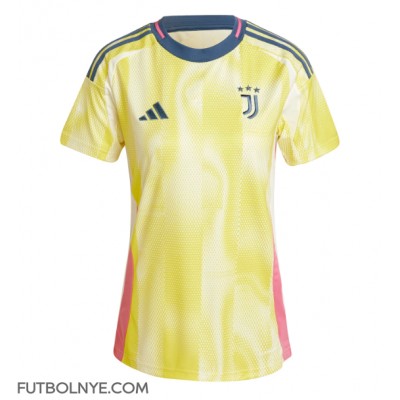 Camiseta Juventus Manuel Locatelli #5 Visitante Equipación para mujer 2024-25 manga corta Camiseta Juventus Manuel Locatelli #5 Visitante Equipación para mujer 2024-25 manga corta